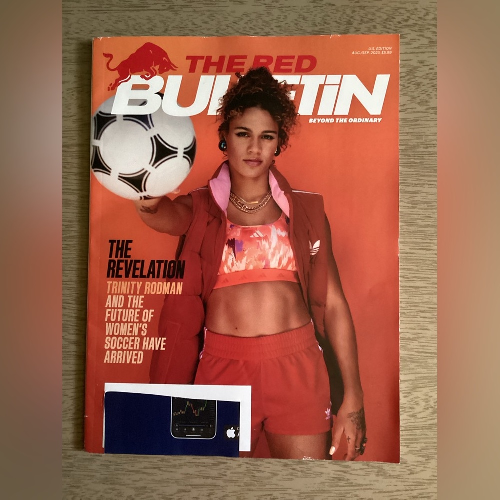 The Red Bulletin Magazine August/September 2023 issue featuring Trinity Rodman